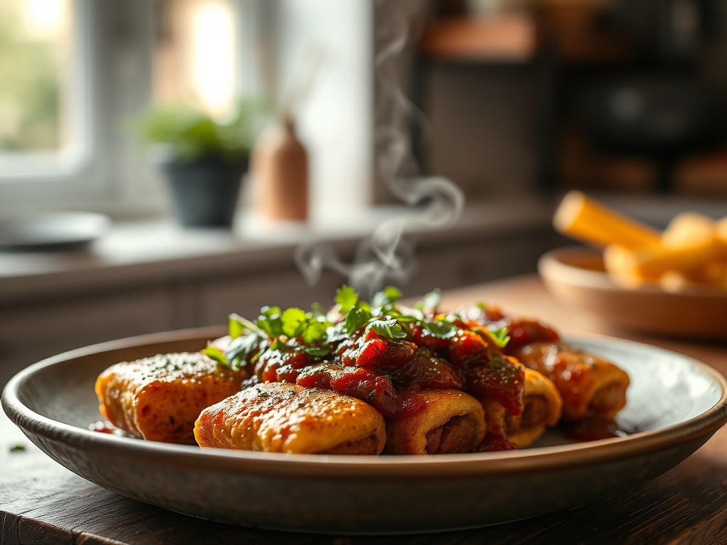 Albóndigas con salsa de barbacoa