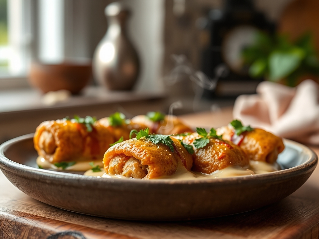 Albóndigas rellenas de chile