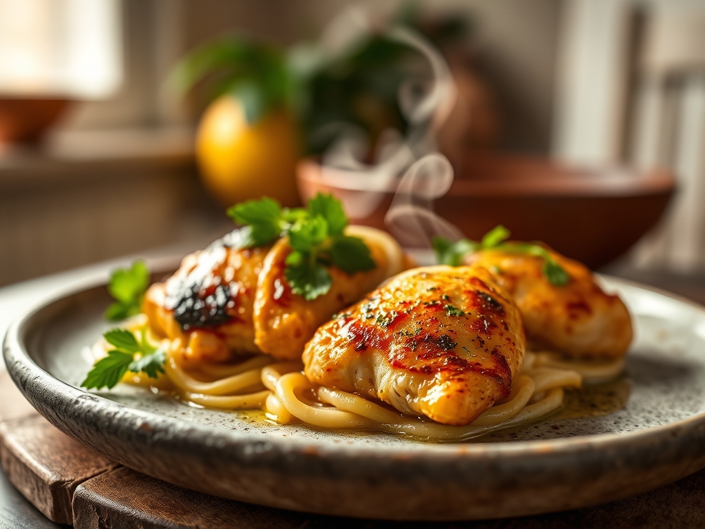 Alitas de pollo al limón ácido
