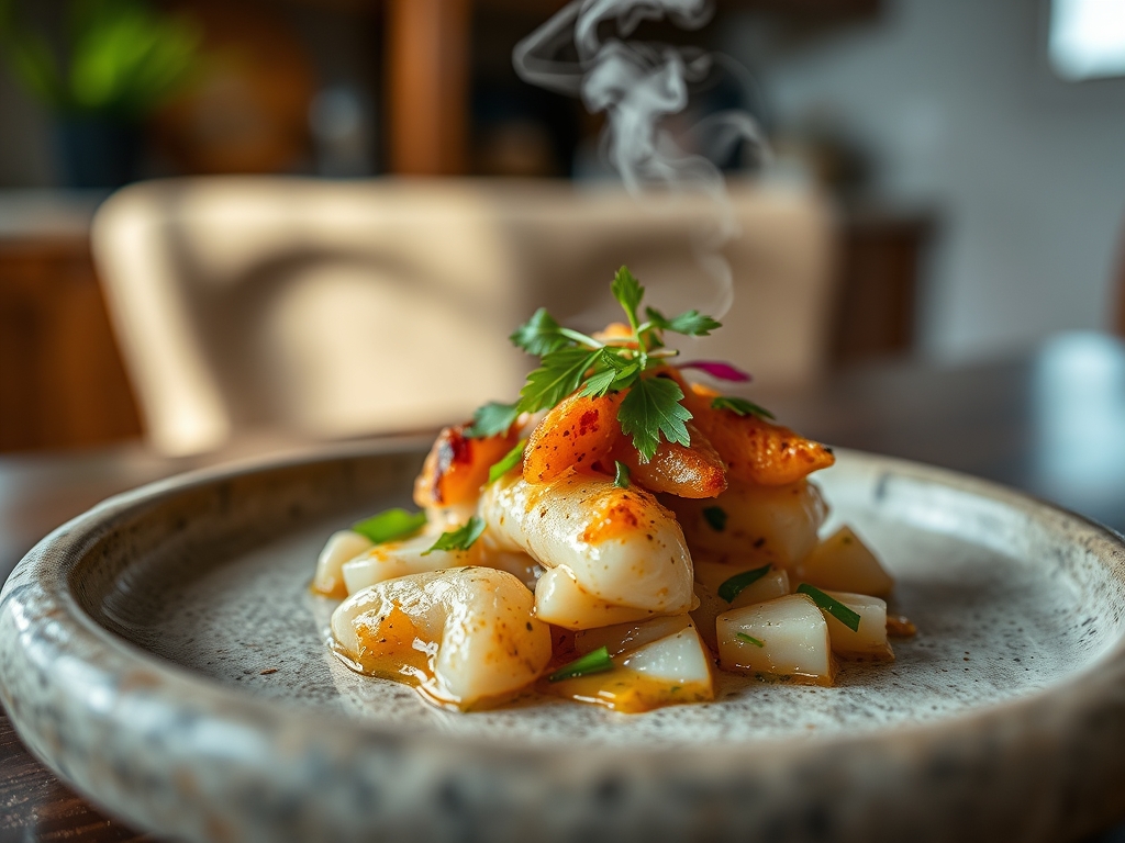 Ceviche de pescado con ají