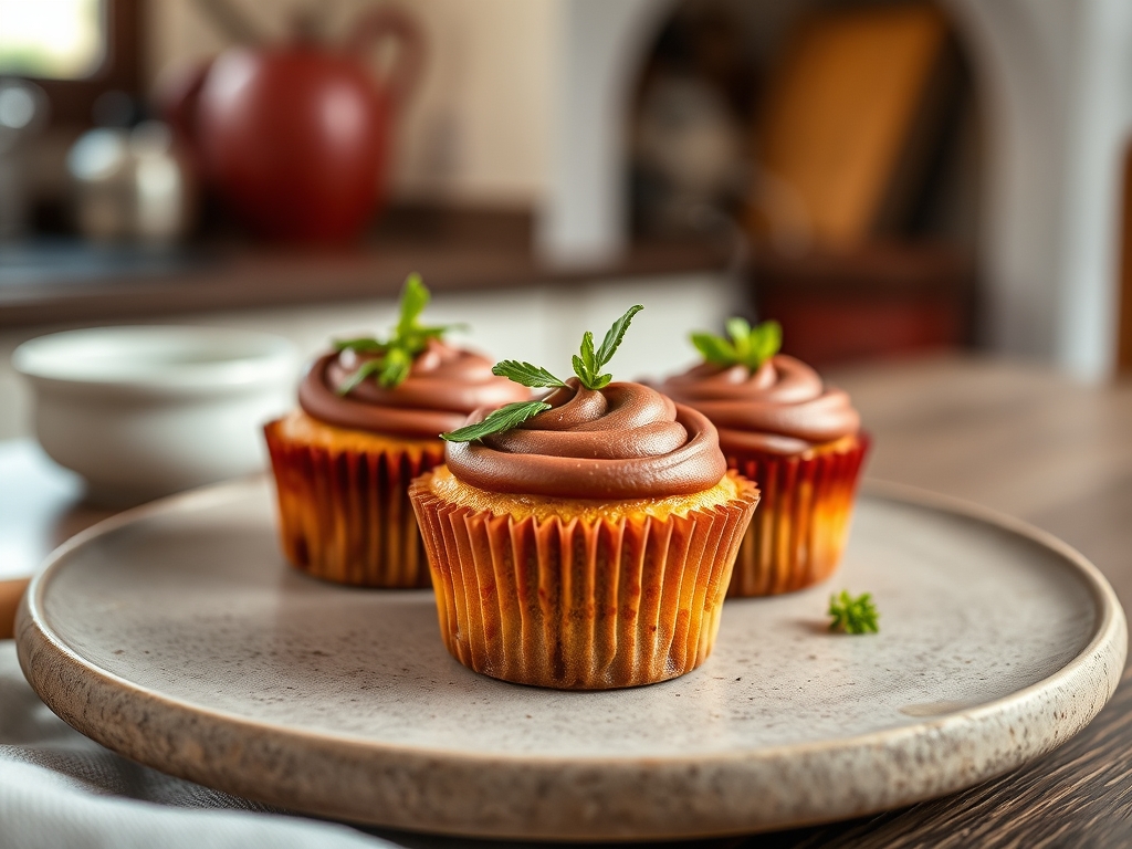 Cupcakes de terciopelo rojo