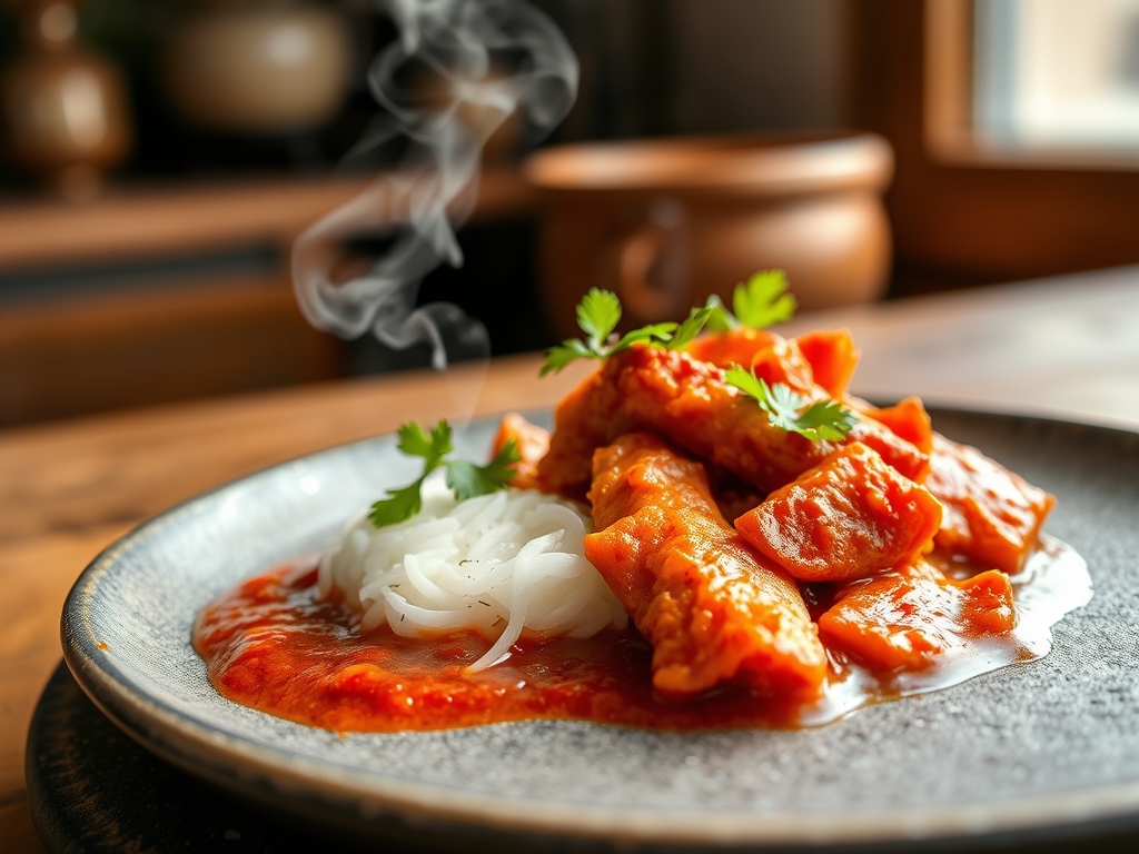 Curry rojo tailandés potente