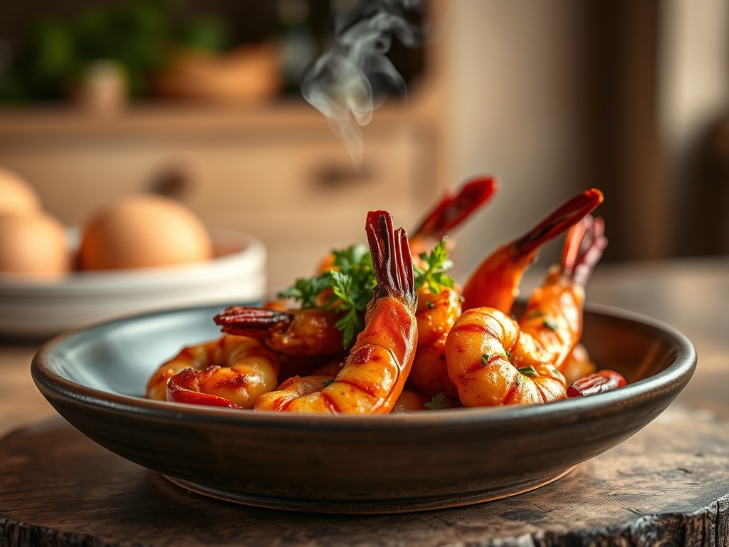 Gambas al pil-pil explosivo