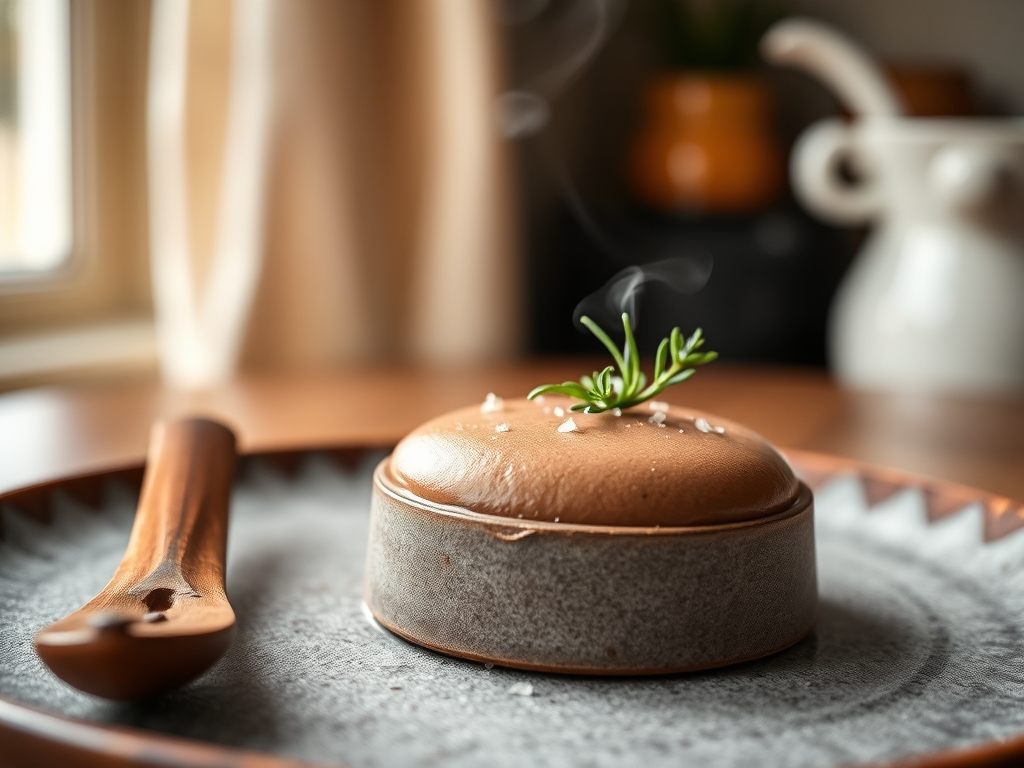 Mousse de chocolate y sal