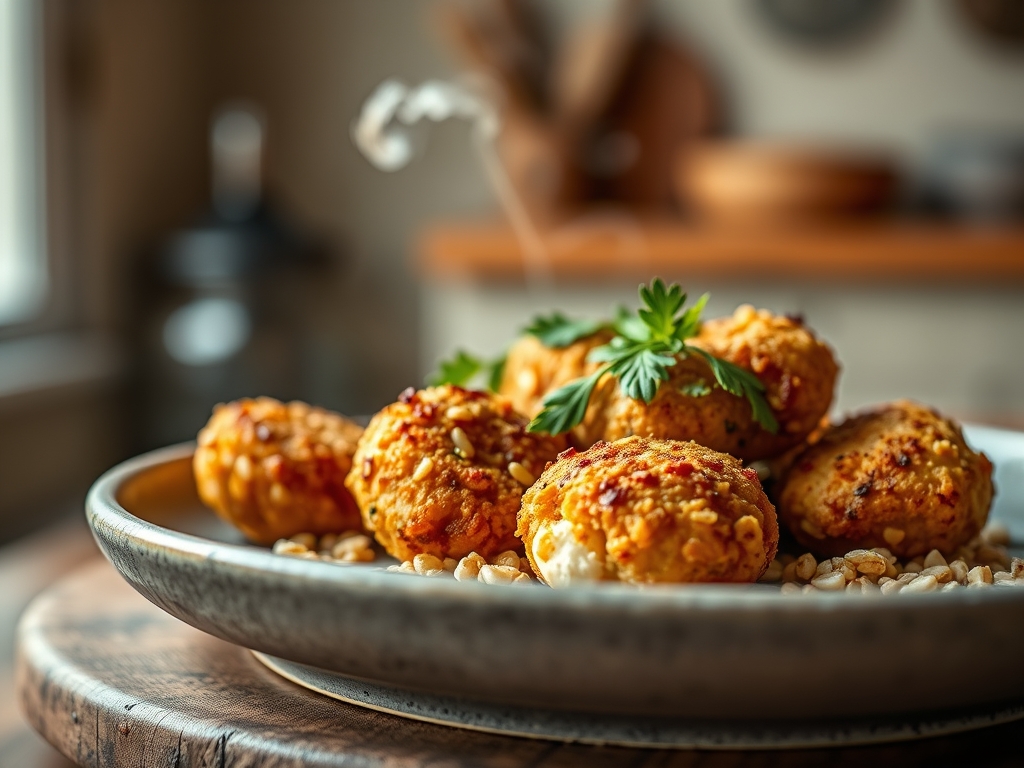 Nuggets de pollo con cereales