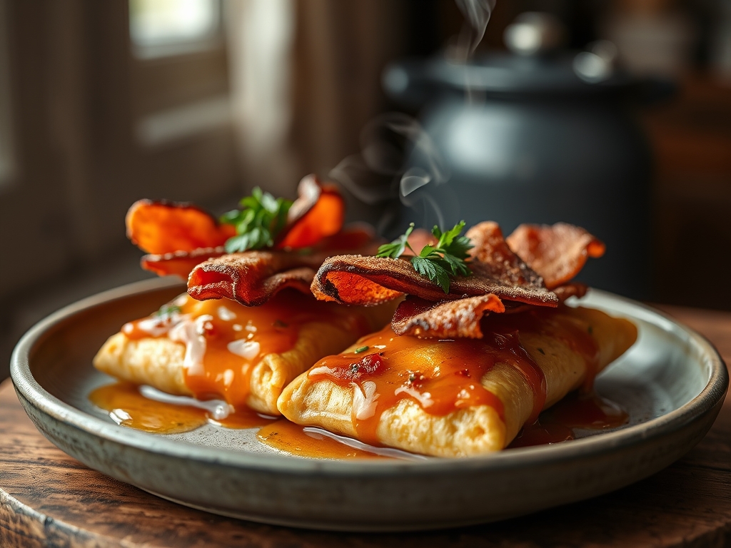 Palomitas con caramelo y bacon