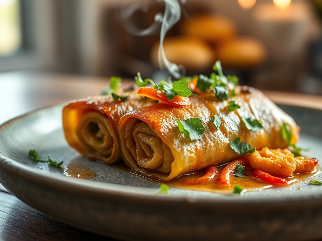 Rollitos de primavera picantes
