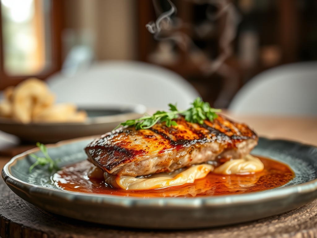Solomillo con costra de pimienta