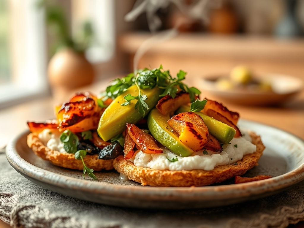 Tostada de aguacate rebelde