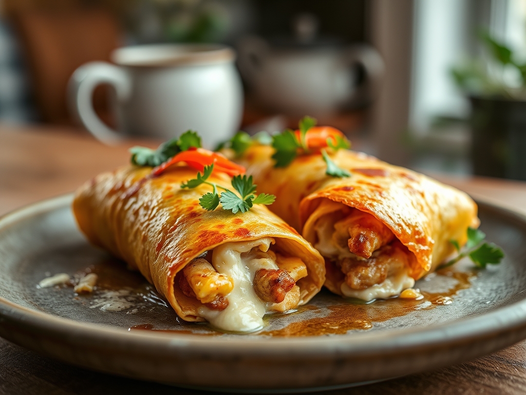 Burritos de desayuno potentes