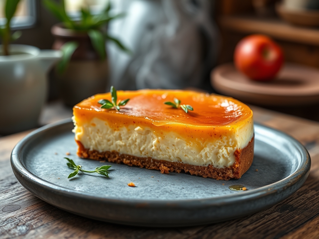 Cheesecake de maracuyá ácido