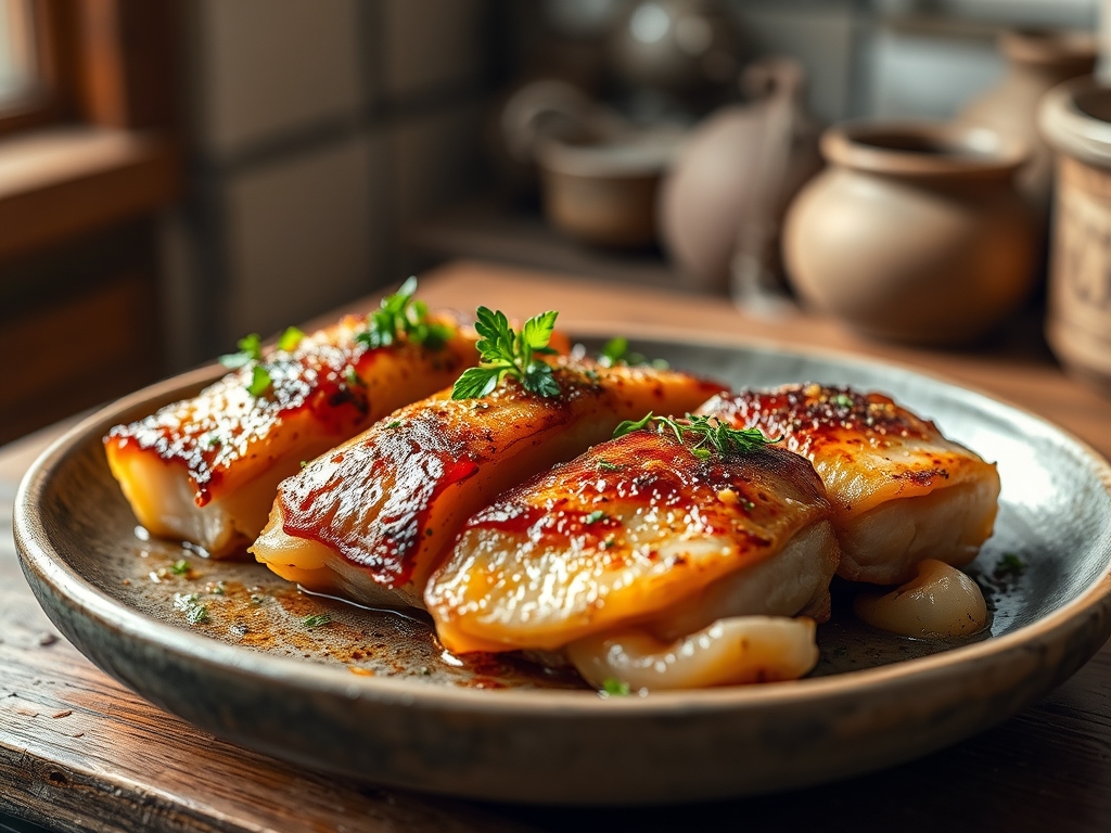 Costillas de cerdo glaseadas