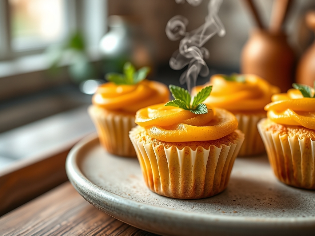 Cupcakes de mojito refrescantes